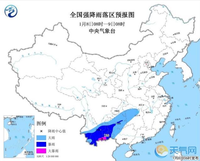 河南湖北安徽大雪来袭 云南贵州湖南等地暴雨