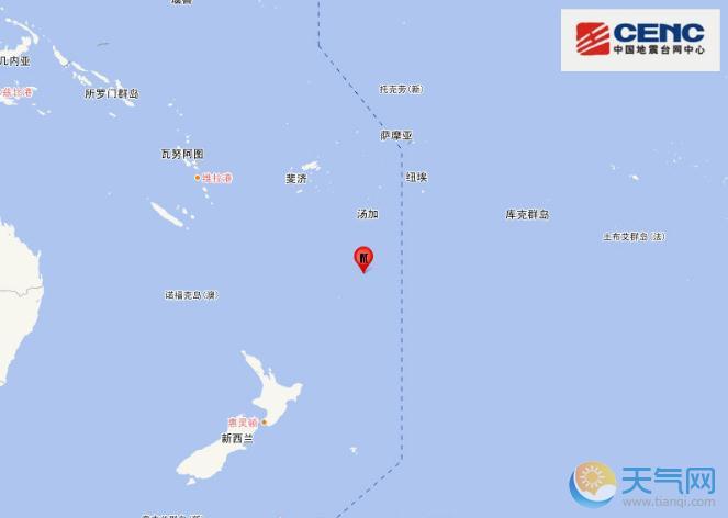克马德克群岛地震最新消息 5.8级地震会有海啸吗
