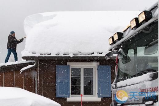 欧洲遭遇罕见暴雪袭击 目前已有21人死亡