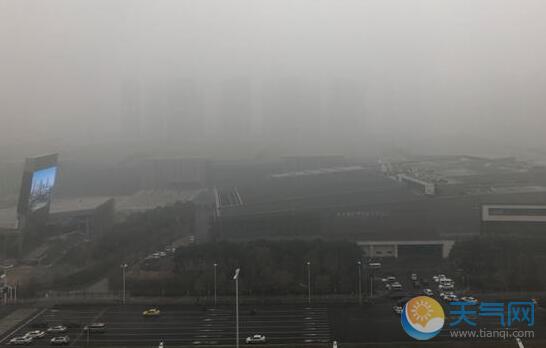 江苏省发布霾橙色预警 部分高速特级管制