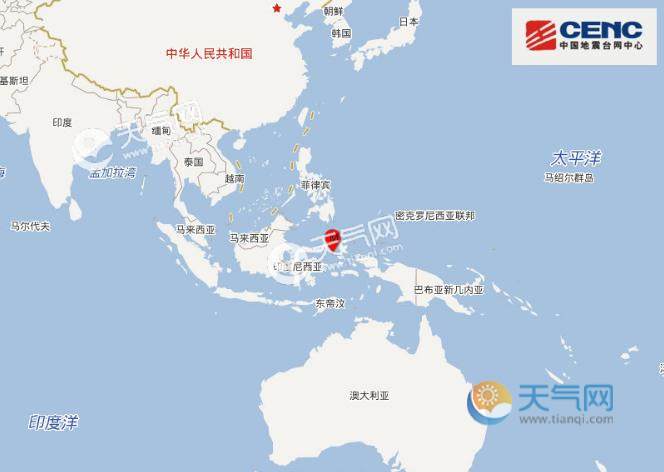 印尼地震最新消息今天 马鲁古海北部突发5.2级