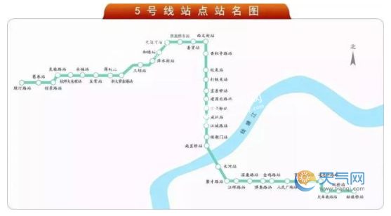 杭州地铁5号线路线图