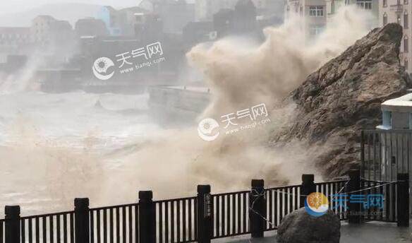 “利奇马”逼近浙江沿海出现大风大浪 今明两天全省大到暴雨