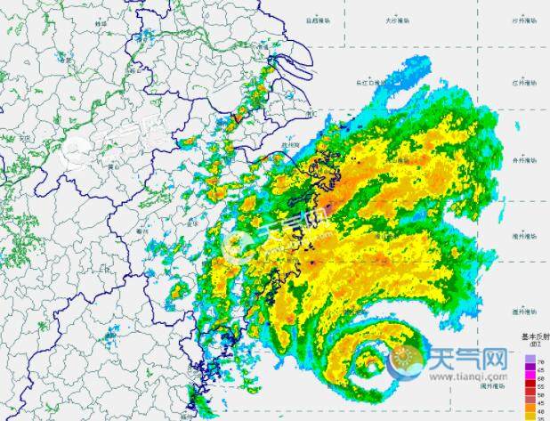 台州台风网最新消息 9号台风利奇马瞄准台州一带沿海
