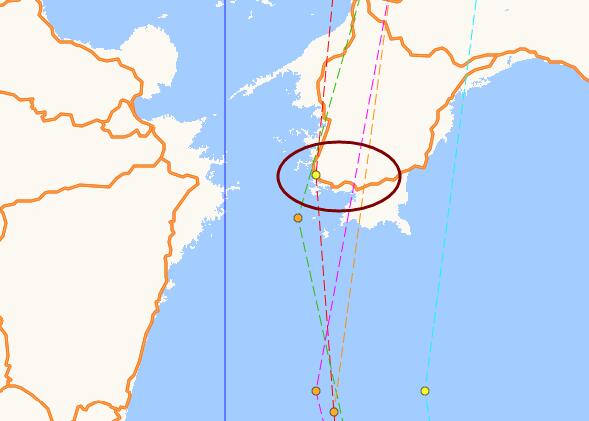 十号台风罗莎路径趋势 未来将在日本爱媛县或高知县登陆