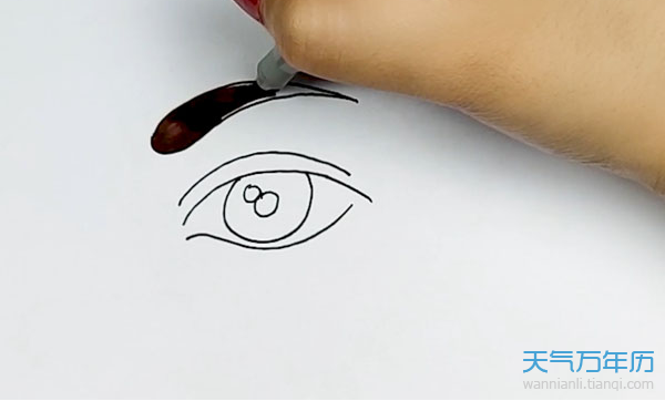 眼睛简笔画怎么画 眼睛的简笔画步骤图解教程