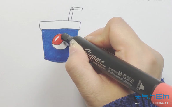 可乐简笔画怎么画 可乐的简笔画步骤图解教程