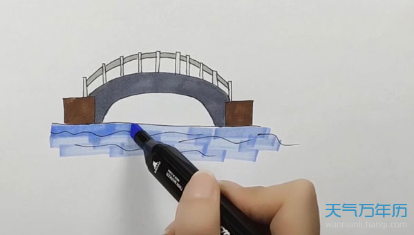 桥简笔画怎么画 桥的简笔画步骤图解教程