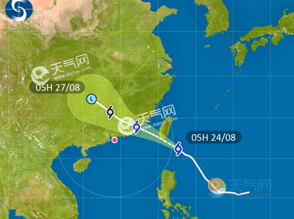 11号台风白鹿登陆在即 今晚到25日早将袭福建或广东