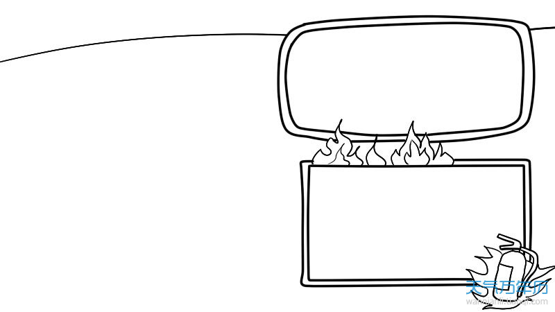 消防手抄报消防手抄报图片简单又漂亮