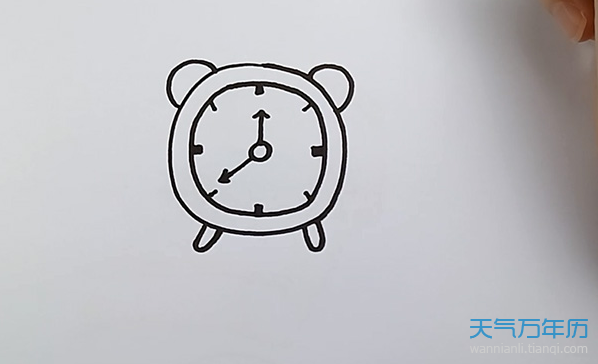 钟表简笔画怎么画 钟表的简笔画步骤图解教程