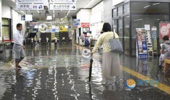 日本多地持续大范围暴雨 3人溺水身亡降雨量超过60毫米