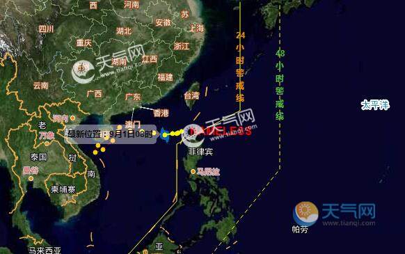 2020第13号台风最新路径消息 台风“玲玲”24小时内生成影响海南
