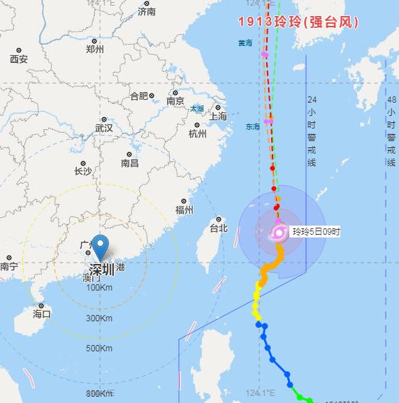 台风“玲玲”加强到16级 进入东海后达到最强
