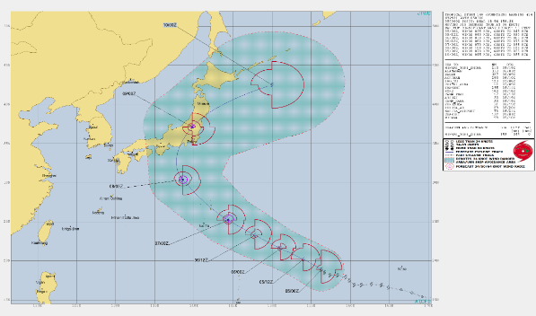 15号台风“法茜”路径图公布 法茜预计9月8日开始影响这国