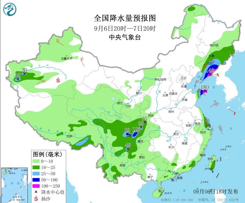 台风登陆东北的概率大吗？13号台风登陆辽宁有2种下场