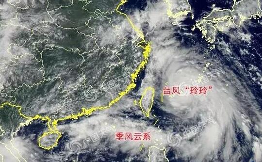 13号台风最新消息实时路径图 台风“玲玲”将进入黄海风力16级