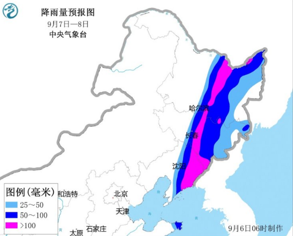 台风预警：“玲玲”台风7日夜间在辽宁沿海登陆