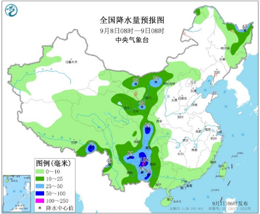 玲玲今日晚入东北地区 将带来一轮强降雨天气