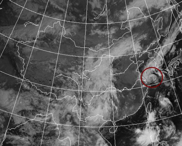 2019年第16号台风琵琶卫星云图发展情况追踪(持续更新)