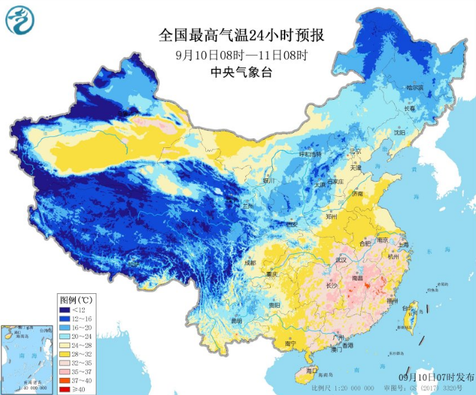 北方遭遇冷空气南方高温似夏天 西南是降雨主战场