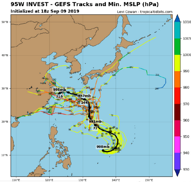 16号台风今明天就能开始编号 台风琵琶最晚中秋节诞生