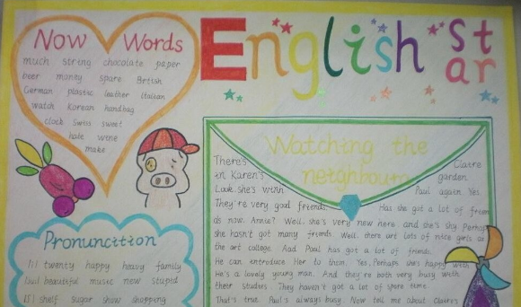 三年级英语手抄报 三年级英语手抄报内容怎么写