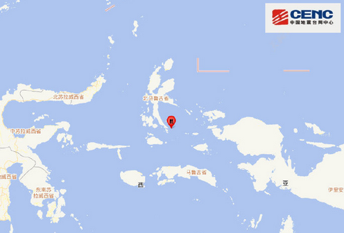 地震最新消息今天：印尼海域发生5.8级地震