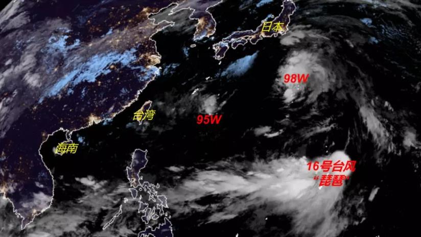 中央气象台发布16号台风生成消息：台风琵琶最新权威路径图