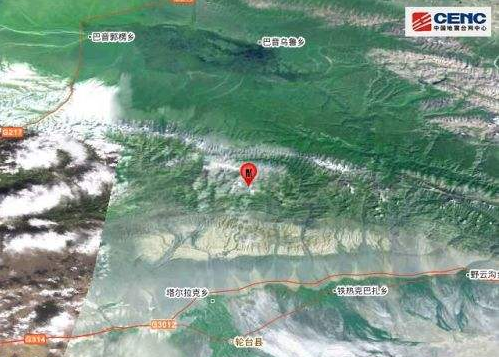 轮台县4.1级地震最新动态 5公里内有4个村庄