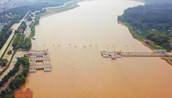 受泾渭河强降雨影响 山东河务局紧急拆除17座浮桥