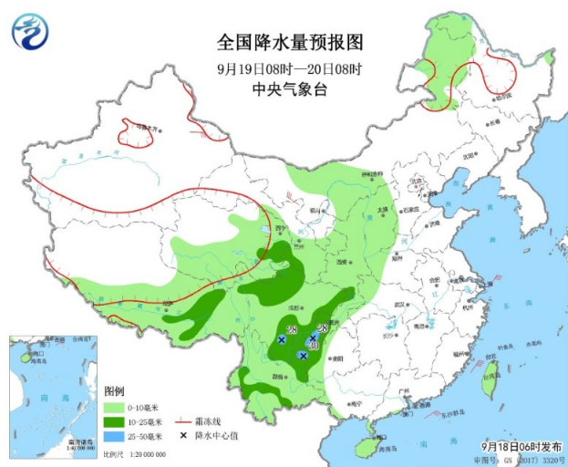 华西和青藏高原中雨大雨 冷空气在北方活跃多地降温