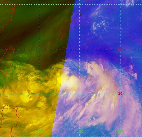 17号台风路径实时发布系统 2019台风“塔巴”高清卫星云图