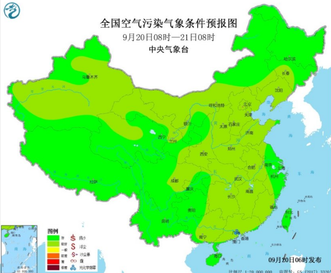 大气污染报告：未来一周扩散条件好空气质量优