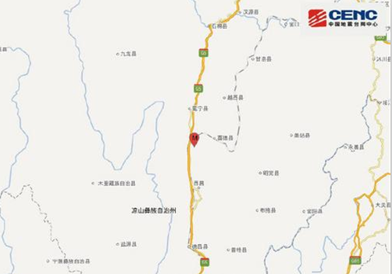 四川凉山州发生3.5级地震 西昌一带震感明显