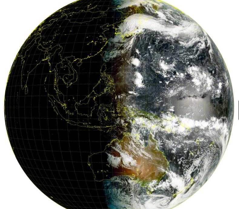 从太空看秋分节气：南北半球昼夜等分
