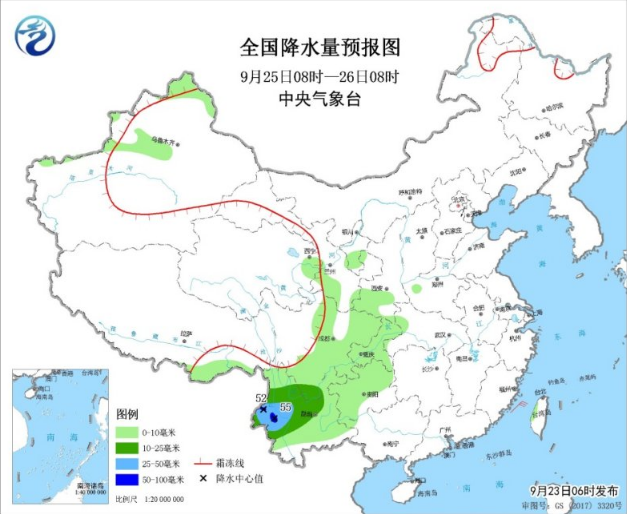 华北中南部大气扩散条件变差 西南出现雨雪天气