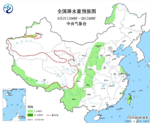 雨水主要集中在西南 四川云南贵州小到中雨