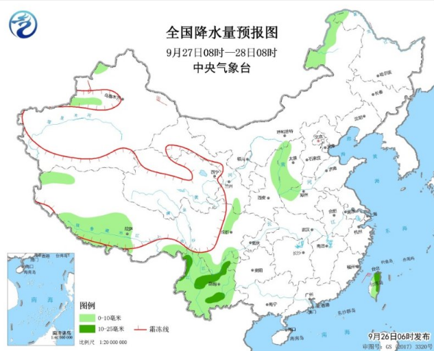 中东部天气晴好 四川贵州云南小到中雨