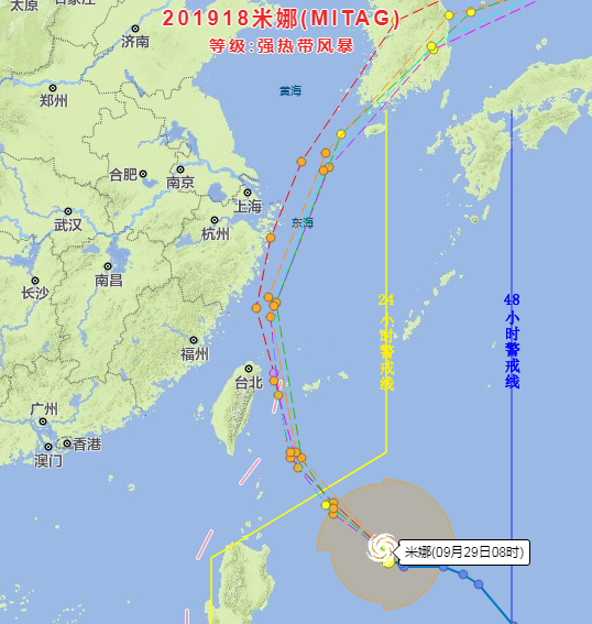 18号台风越来越接近浙江沿海 冷空气在西北集结准备南下