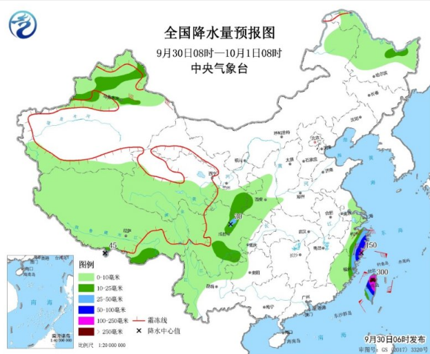 18号台风强度12级还在增强 国庆当天登陆浙江沿海