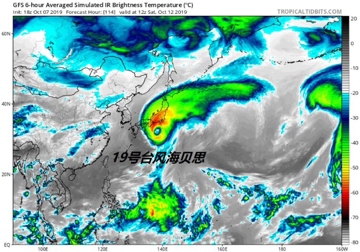 台风海贝思对日本影响是全国性的 环流膨胀覆盖日本全国