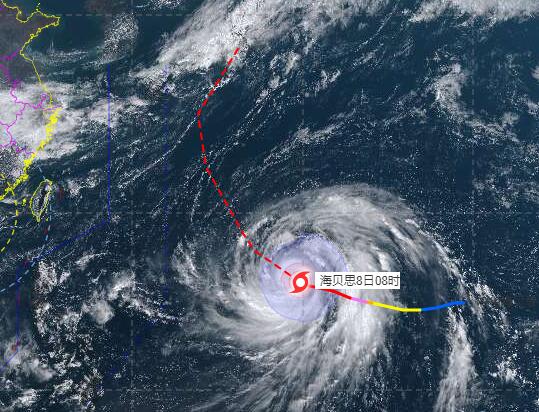 19号台风路径实时图 超强台风海贝思会袭击哪里