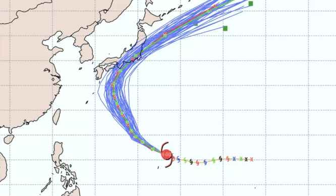 2019年风王海贝思开始转向！19号台风最终强度有多少级？