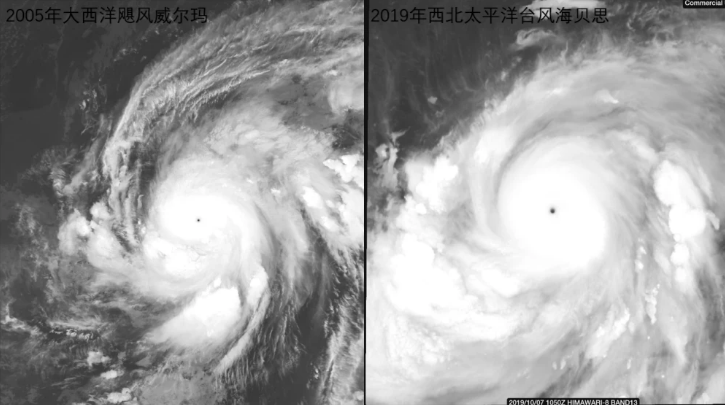 19号台风开始眼壁置换 风王海贝思已瞄准日本在劫难逃