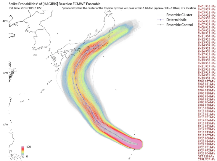 台风海贝思对日本影响是全国性的 环流膨胀覆盖日本全国