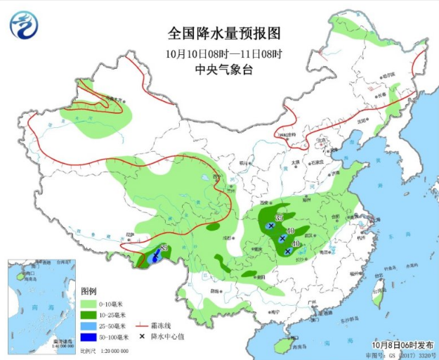 北方冷空气活跃黄淮大雾 西南陕西等地阴雨