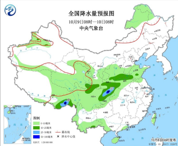 北方冷空气活跃黄淮大雾 西南陕西等地阴雨