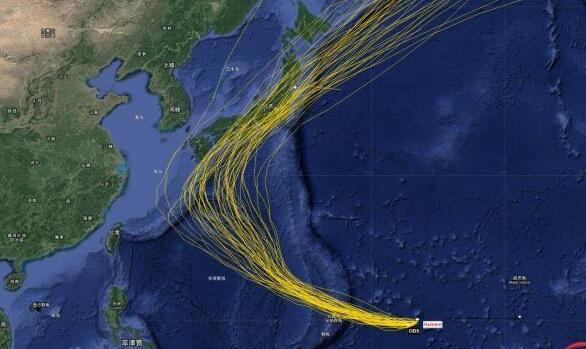 19号台风最新消息实时路径图 台风“海贝思”12日逼近日本沿海