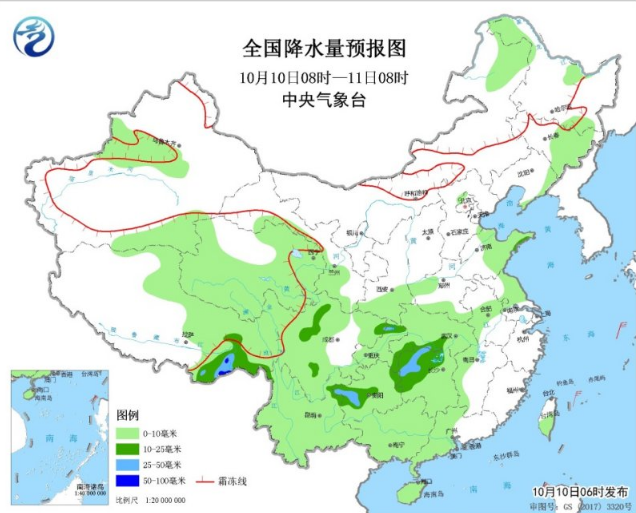 华北东北遭冷空气突袭降温明显 西南阴雨天气众多